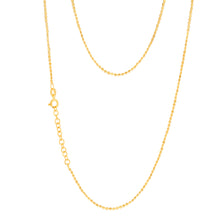 Load image into Gallery viewer, Sterling Silver Gold Plated 45cm Chain