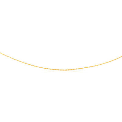 Sterling Silver Gold Plated 45cm Chain