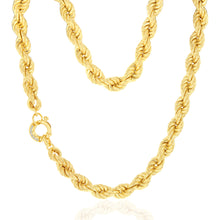 Load image into Gallery viewer, Sterling Silver Gold Plated Twisted 45cm Chain