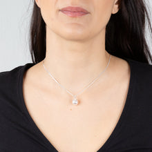 Load image into Gallery viewer, Sterling Silver Single Pearl Pendant On 45cm Chain