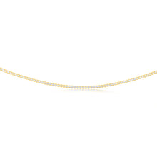 Load image into Gallery viewer, Sterling Silver Gold Plated Fancy 37+3cm Chaoker Chain