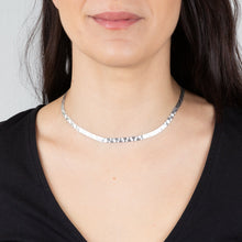 Load image into Gallery viewer, Sterling Silver Patterned 40cm Choker Chain