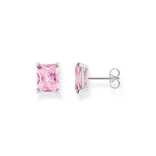 Load image into Gallery viewer, Thomas Sabo Sterling Silver Heritage Pink Cubic Zirconia Stud Earrings