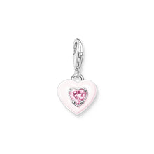 Load image into Gallery viewer, Thomas Sabo Charm Club 3D Heart Pink Cubic Zirconia Charm
