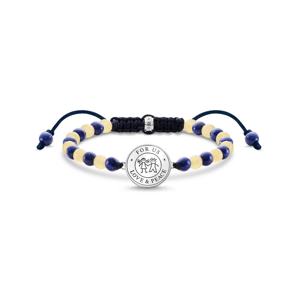 Thomas Sabo Ukraine Charity Adjustable 15-22cm Bracelet