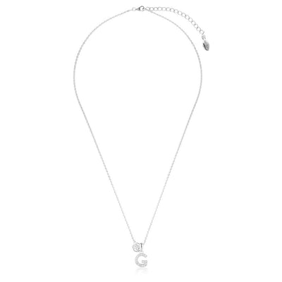 Georgini Sterling Silver Luxury Letters G Pendant On Chain