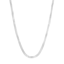 Load image into Gallery viewer, Sterling Silver Herringbone 37+5cm Chain