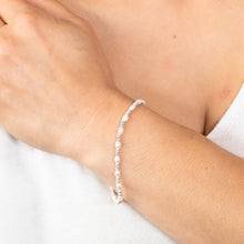 Load image into Gallery viewer, Sterling Silver Beads And Fresh Water Pearls 17+3cm Bracelets