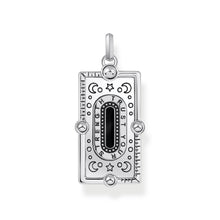 Load image into Gallery viewer, Thomas Sabo Sterling Silver Cosmic Black Onyx Sanke pendant