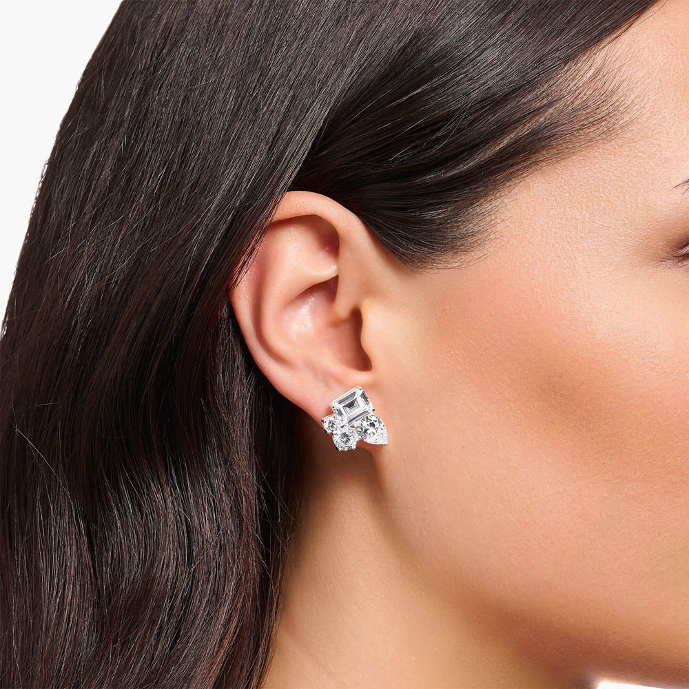 Thomas Sabo Sterling Silver Heritage White CZ Stud Earrings