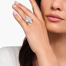 Load image into Gallery viewer, Thomas Sabo Sterling Silver Heritage White CZ Cocktail Ring