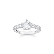 Load image into Gallery viewer, Thomas Sabo Sterling Silver Heritage White CZ Claw Ring