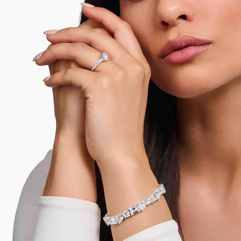 Thomas Sabo Sterling Silver Heritage White CZ Claw Ring