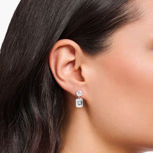 Load image into Gallery viewer, Thomas Sabo Sterling Silver Heritage White CZ Drop Earrings
