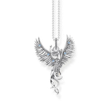 Load image into Gallery viewer, Thomas Sabo Sterling Silver Rising Phoenix Med Pendant On Chain