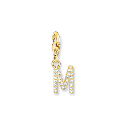 Thomas Sabo Gold Plated Sterling Silver Charmista Letter 