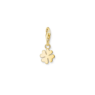 Thomas Sabo Gold Plated Sterling Silver Charmista Clover Charm