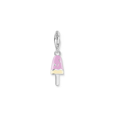 Thomas Sabo Sterling Silver Charmista Enamel Ice Cream CZ Charm