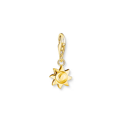 Thomas Sabo Gold Plated Sterling Silver Charmista Sun Charm