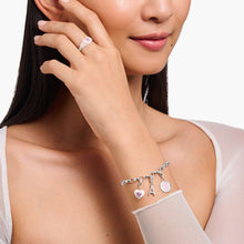 Load image into Gallery viewer, Thomas Sabo Sterling Silver Charmista Pink Member Coin Charm