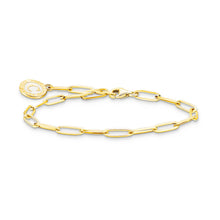 Load image into Gallery viewer, Thomas Sabo Gold Plated Sterling Silver Charmista Long Link 17cm Bracelet