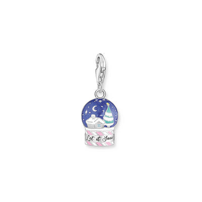Thomas Sabo Sterling Silver Charmista Snow Globe CZ Charm
