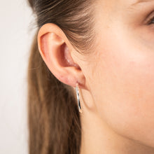 Load image into Gallery viewer, Sterling Silver Plain 20mm Sleeper Earring