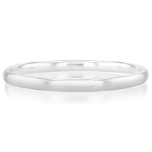 Load image into Gallery viewer, Sterling Silver Plain 6mm Comfort Fit 65mm Bangle