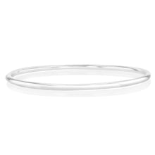 Load image into Gallery viewer, Sterling Silver 3mm Rounded 65mm Bangle