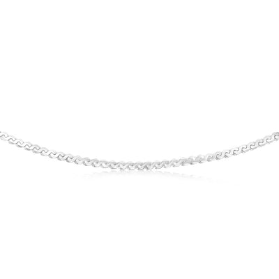 Sterling Silver Fancy 150 Gauge 45cm Chain