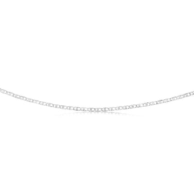 Sterling Silver Anchor 50 Gauge 45cm Chain