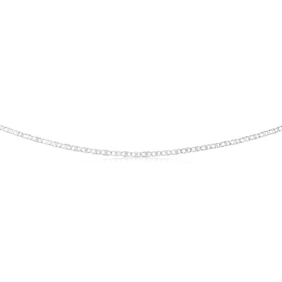 Sterling Silver Anchor 50 Gauge 55cm Chain