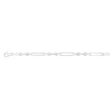 Load image into Gallery viewer, Sterling Silver Link And Ball 20cm Bracelet