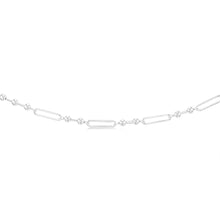 Load image into Gallery viewer, Sterling Silver Link And Ball 45cm Chain