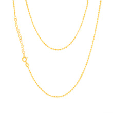 Load image into Gallery viewer, Sterling Silver Gold Plated Diamond Cut Fancy 42+4.5cm Chain
