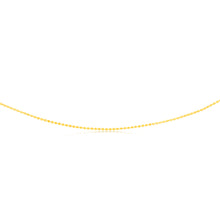 Load image into Gallery viewer, Sterling Silver Gold Plated Diamond Cut Fancy 42+4.5cm Chain