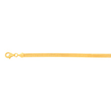 Load image into Gallery viewer, Sterling Silver Gold Plated Etrusca 19cm Bracelet