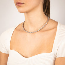 Load image into Gallery viewer, Sterling Silver Gold Plated Fancy Memory Omeag 42+5cm Chain