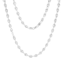 Load image into Gallery viewer, Sterling Silver Puff 50.5cm Chain