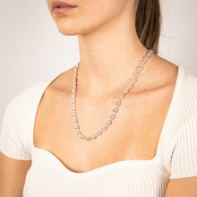Load image into Gallery viewer, Sterling Silver Puff 50.5cm Chain