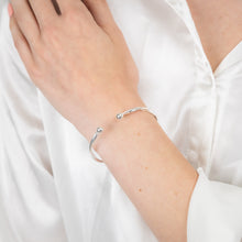 Load image into Gallery viewer, Sterling Silver Gold Plated Fancy Links T Bar Clasp 19cm Bracelet