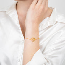 Load image into Gallery viewer, Sterling Silver Gold Plated Tree Of Life 16+3cm Bracelet