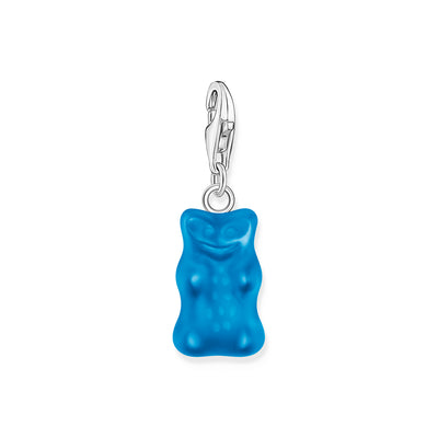 Thomas Sabo Sterling Silver Charm Club Haribo Blueberry Blue Bear Charm