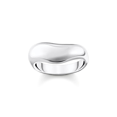 Thomas Sabo Sterling Silver Bold Organic Wave Ring