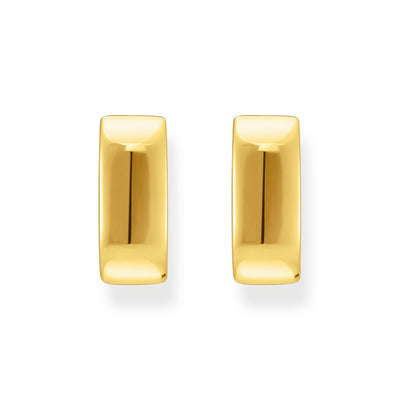 Thomas Sabo Gold Plated Sterling Silver Essential Angular 16mm Hoop Earrings