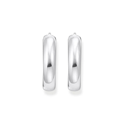 Thomas Sabo Sterling Silver Essential Chunky 34mm Hoop Earrings