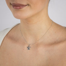 Load image into Gallery viewer, Sterling Silver Rhodium Plated Plain Small 12mm Pendant
