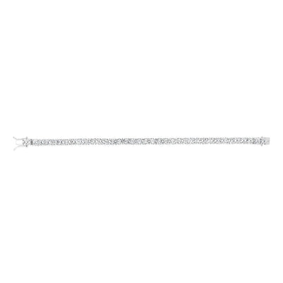 Sterling Silver 5mm Cubic Zirconia 19cm Tennis Bracelet