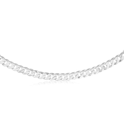 Sterling Silver Flat 300 Gauge 50cm Chain