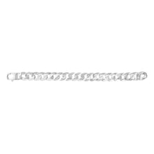 Load image into Gallery viewer, Sterling Silver Flat 350 Gauge Curb 23cm Bracelet